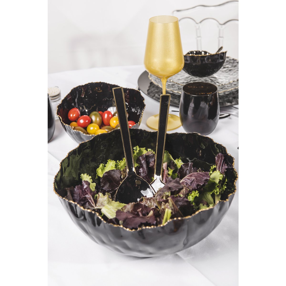 SALAD BOWL 26CM BLACK EPURE