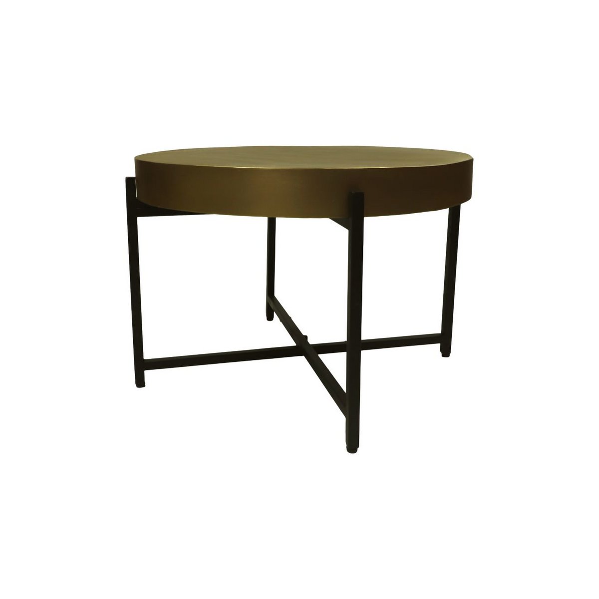 Coffee table - ø70x50 - Gold/Black - metal