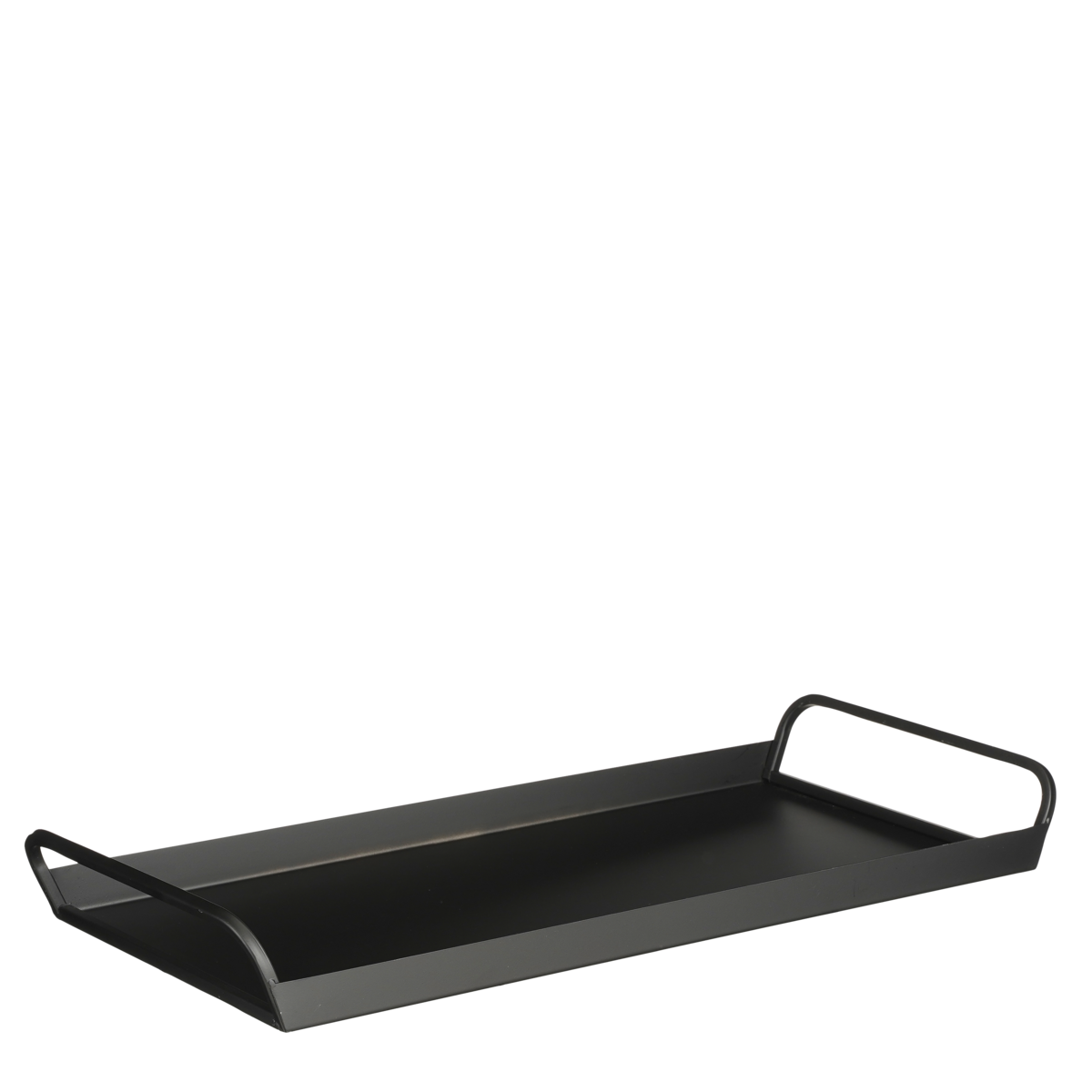 Nuri Tray - L60 x W28 x H7 cm - Metal - Black