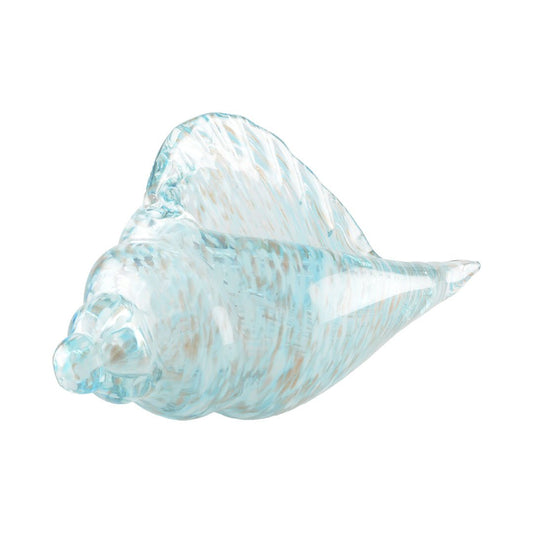 BLAUWE SHELL OCEAANKOP 27,5X12,5X15CM