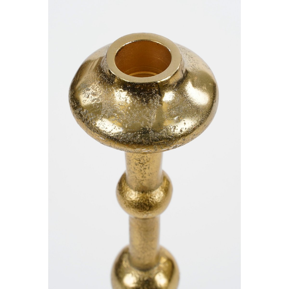 Canto Candlestick - H30 x Ø9 cm - Aluminum - Gold