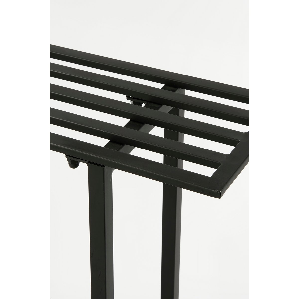 Greenrax Plant Stand - L90 x W22 x H75 cm - Metal - Black