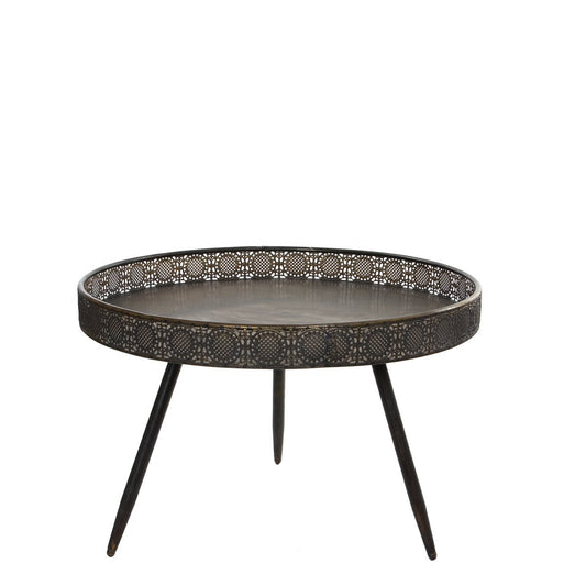 Lagoon Coffee Table - H46 x Ø70 cm - Metal - Bronze