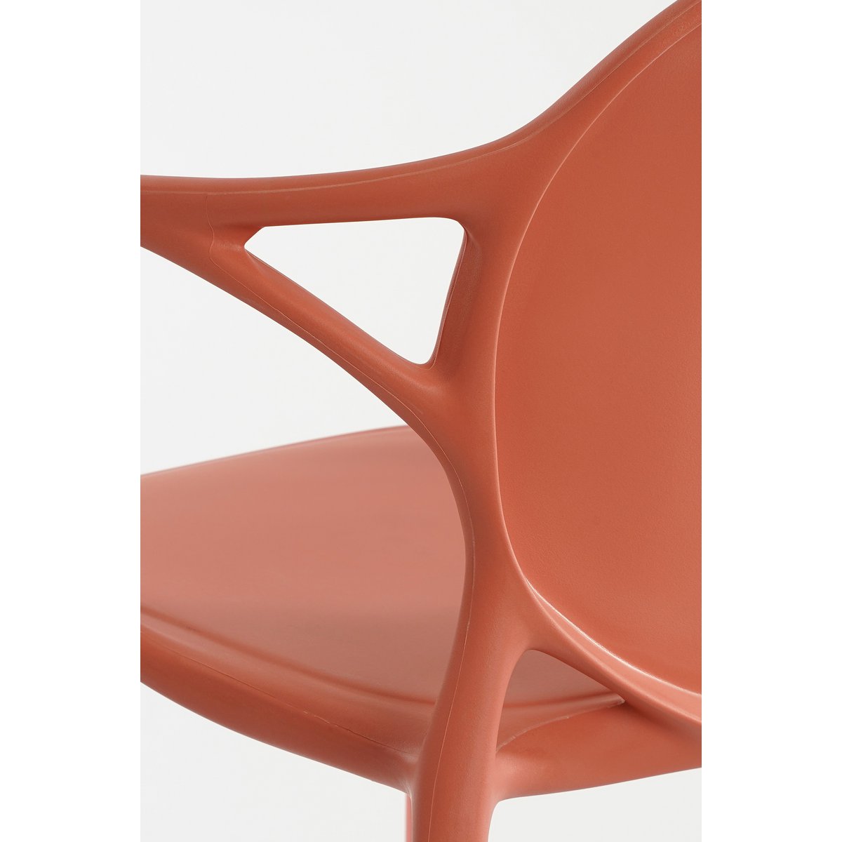 Nebraska Garden chair - L56 x W57 x H80 cm - Polypropylene - Salmon