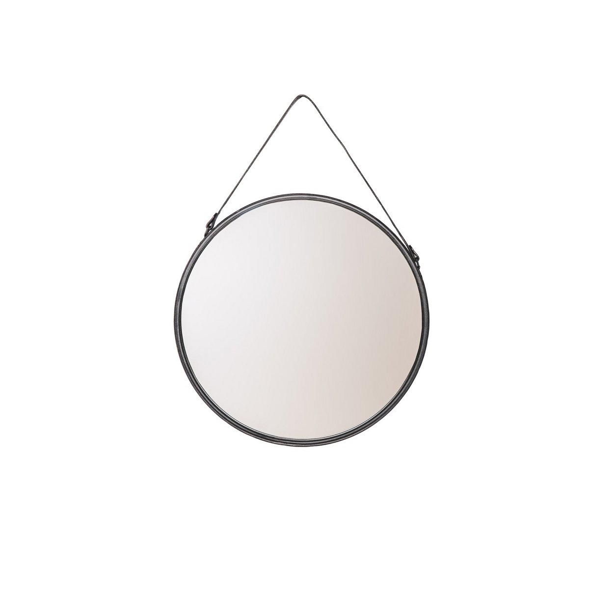 HV Round Mirror Metal - Black - Ø50cm