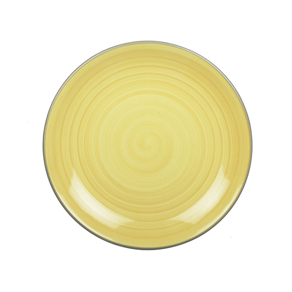 CLEAR YELLOW DESSERT PLATE - COACHELLA