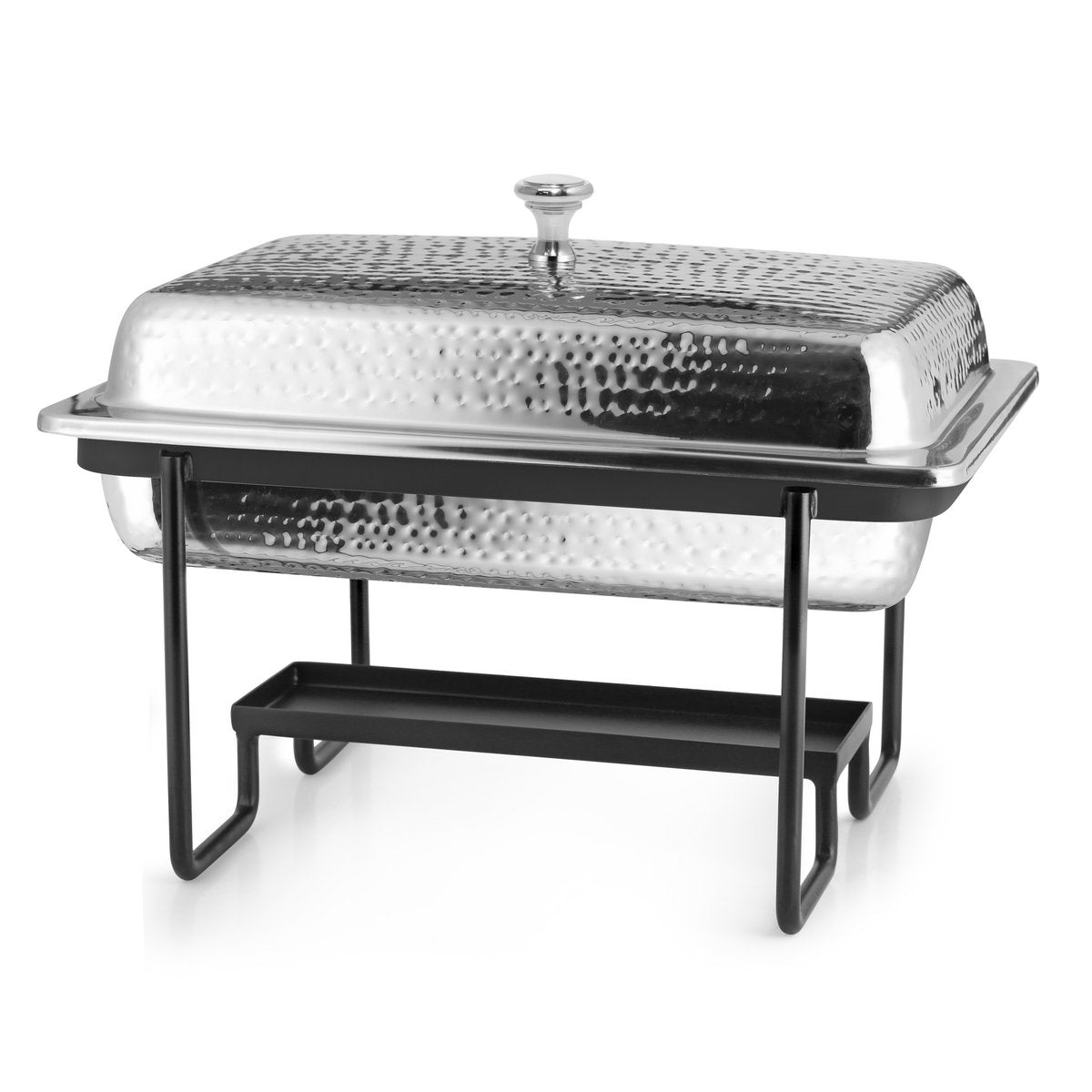 Chafing dish RECTANGLE HAMMERED 4L 40CM