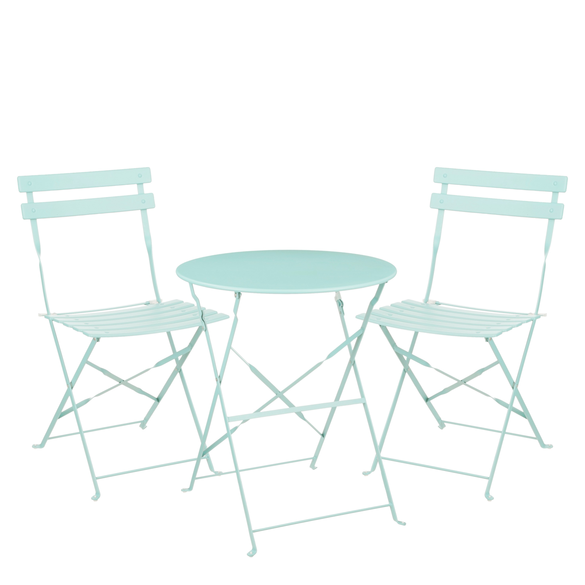 Laurence Bistro Set - Set of 3 - Metal - Light Green