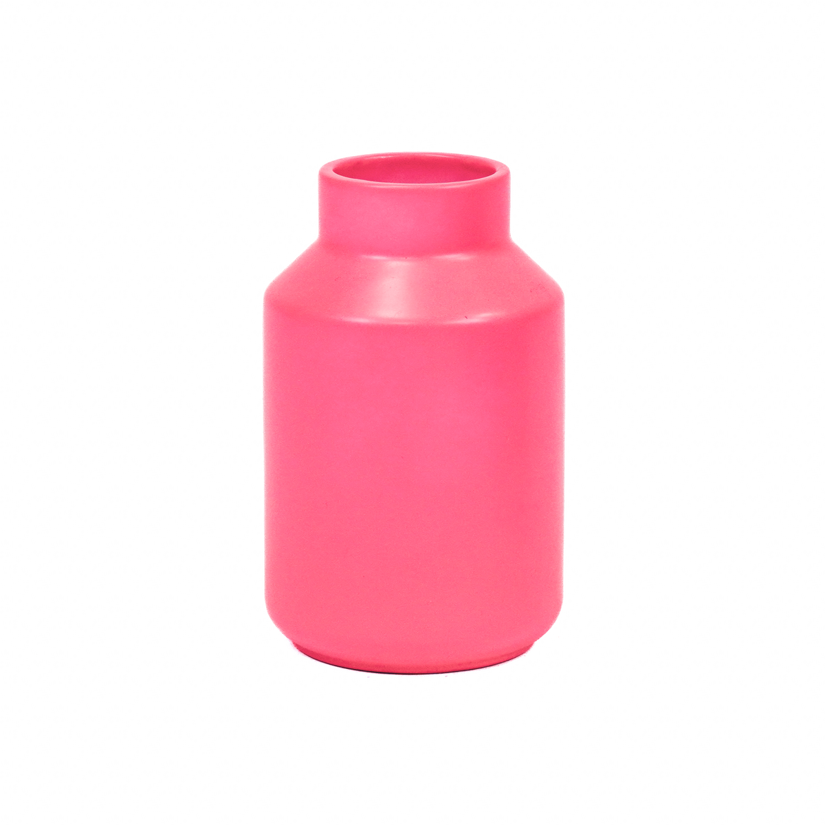 Housevitamin Vase - Neon Pink - 11.5x11.5x18.5cm