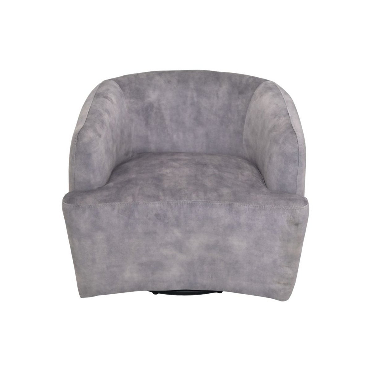 Draaifauteuil - Dolfijngrijs/zwart - Adore 180 - Fluweel/metaal