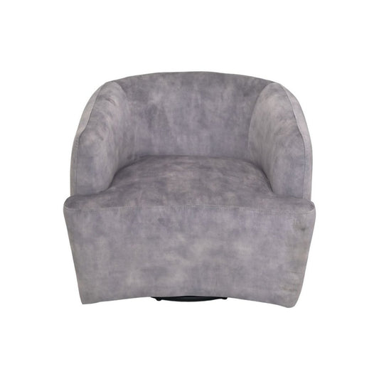 Draaifauteuil - Dolfijngrijs/zwart - Adore 180 - Fluweel/metaal