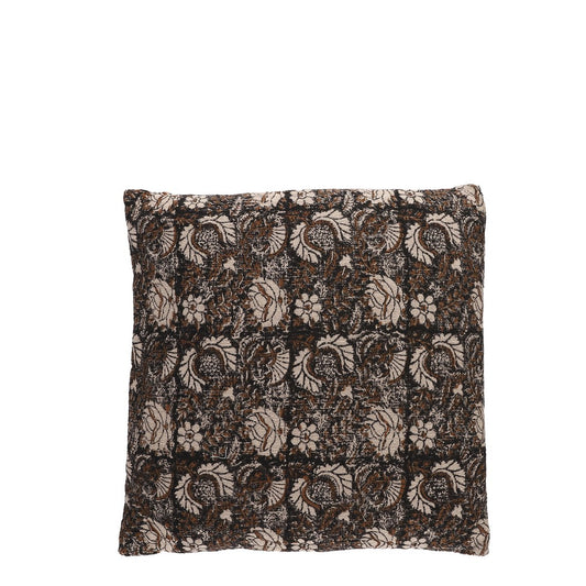 Arkansas Decorative cushion - L50 x H50 cm - Dark brown