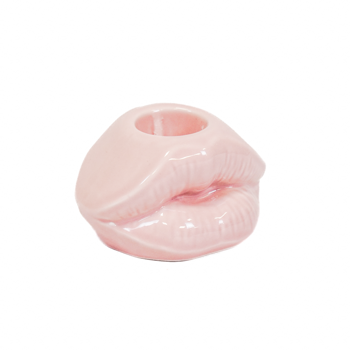 Housevitamin Lips Don't Lie Candlestick - Light Pink - 7x5.5x4cm