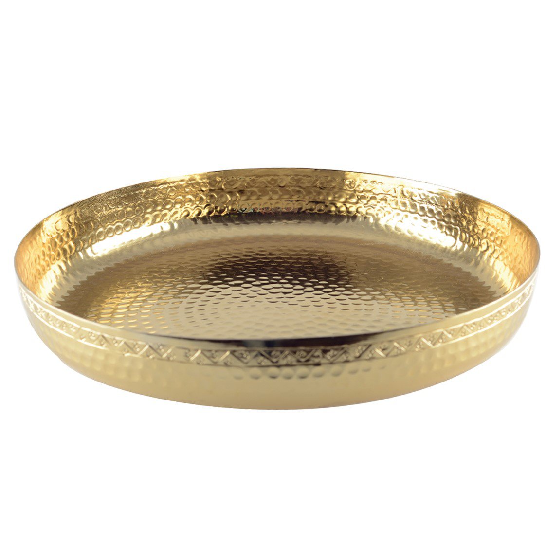 GOUD ROND DIENBLAD 40.5CM