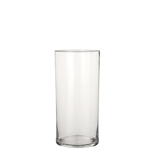 Carly Vase - H40 x Ø19 cm - Cylinder - Transparent