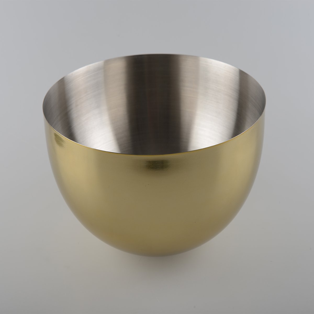 STAINLESS STEEL CHAMPAGNE SALAD BOWL 24.5 CM