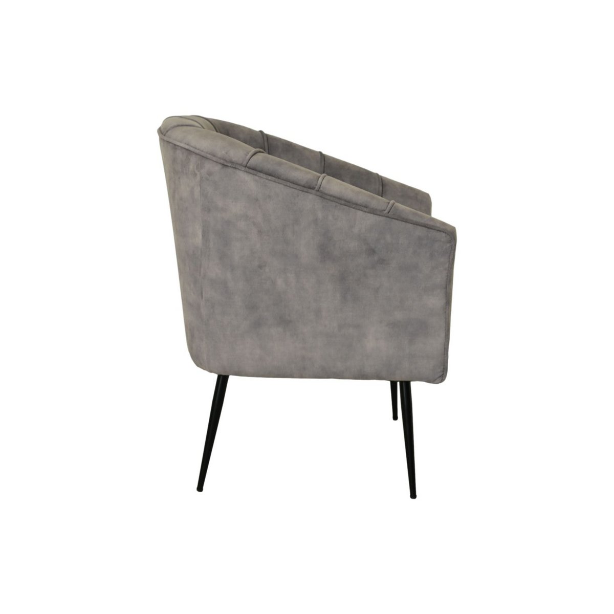 Dining room chair Chester - 60x63x83 - Dolphin gray - Adore 180