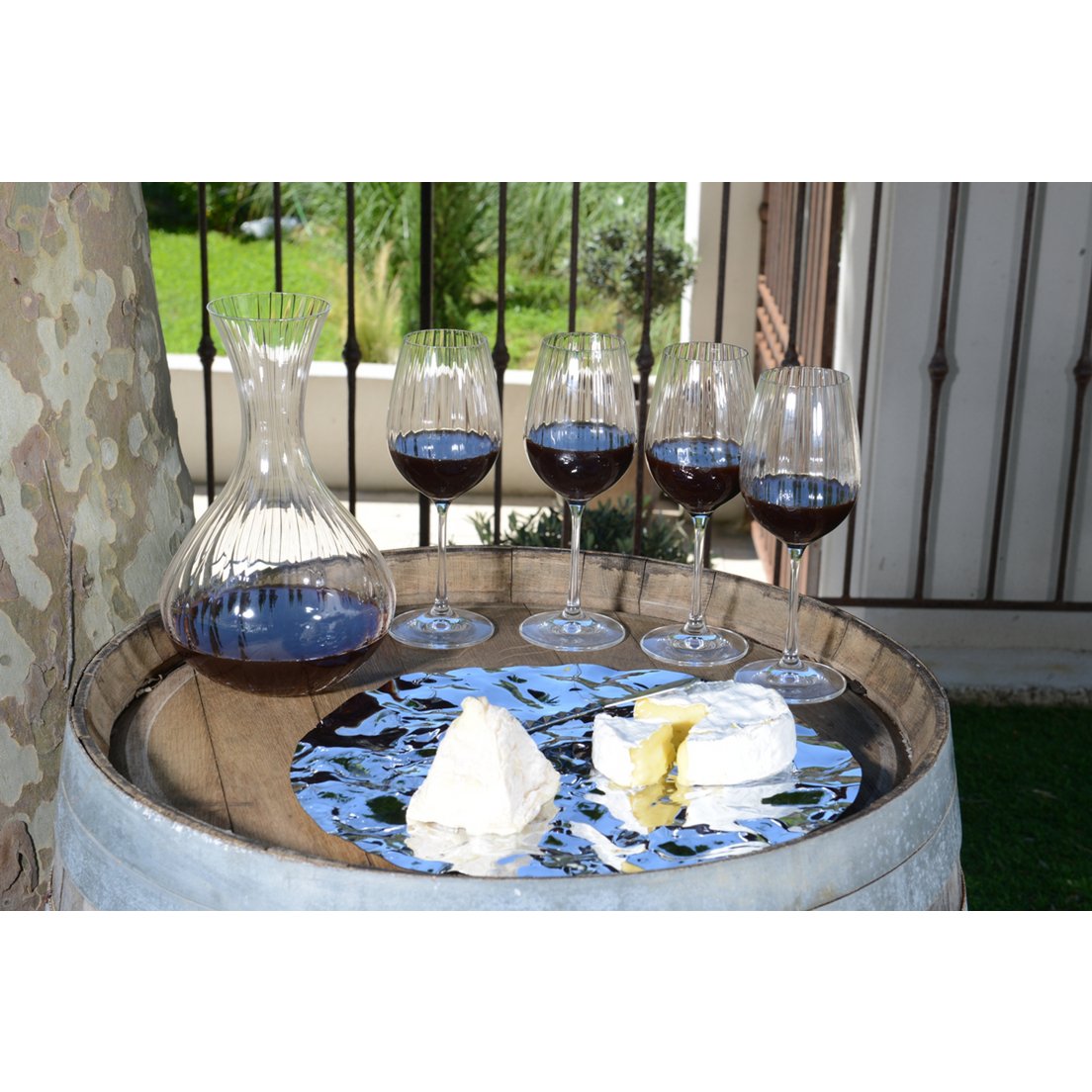 WINE GLASS 350 ML WATERFALL - SET OF 6