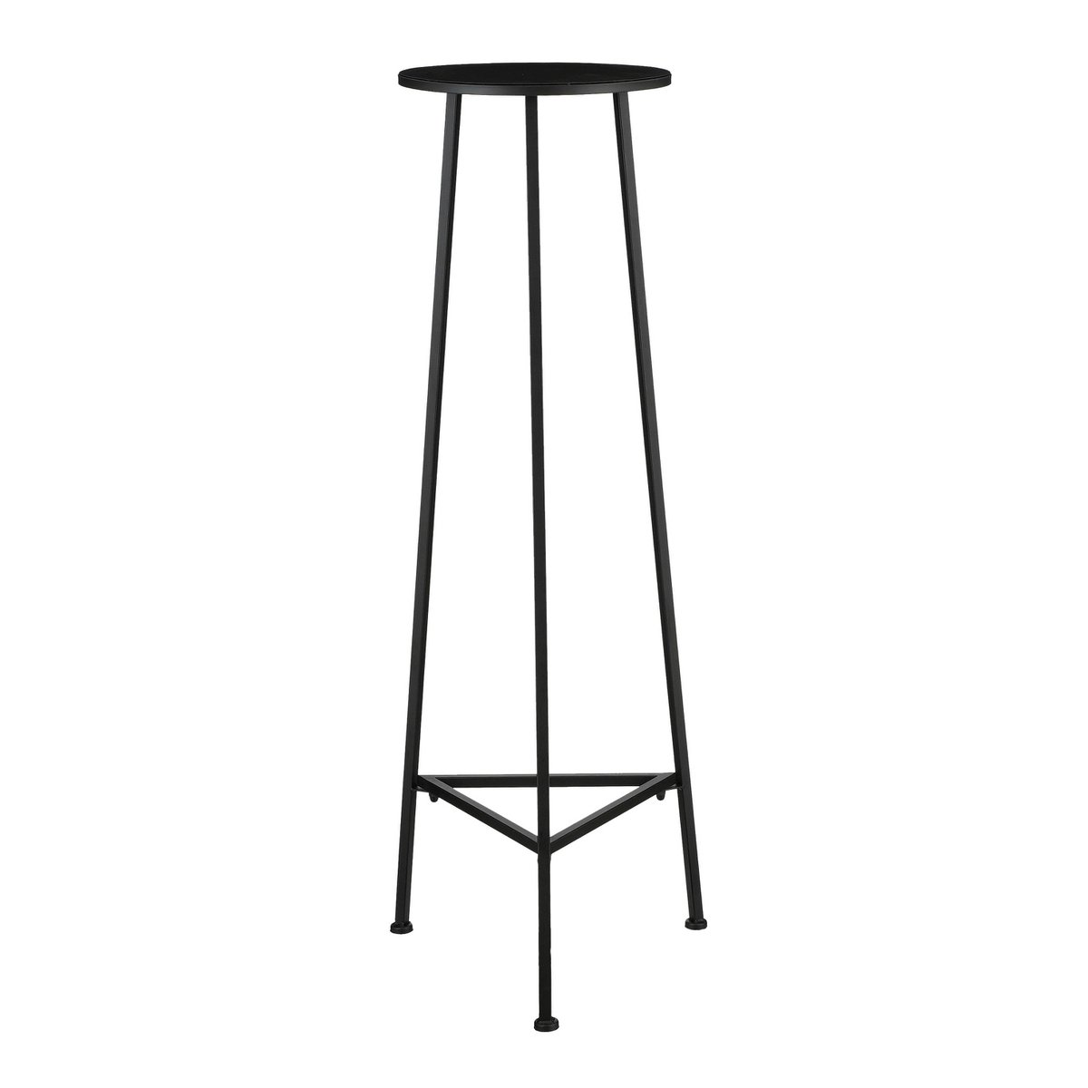 Plant table - H120 x Ø35 cm - Metal - Black